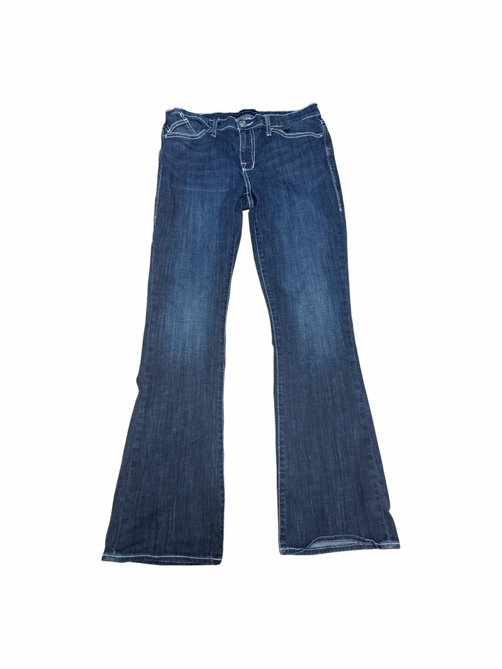 Y2K Low Rise Flare Bootcut Dark Wash Jeans W12 Rock Republic Kasandra Stretch